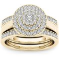 thumbnail image 1 of AKYUSGFL Fashion Rings for Women Synthetic Diamond Studded Zirconia Inlaid Rings Wedding Engagement Rings Jewelry Accessory Gifts, 1 of 5