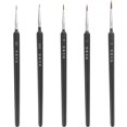 thumbnail image 2 of 5pcs Profesional Wolf punta fina Nylon Hair Detail Paint Brush Set Fine Detailing Painting Drawing (000 + 00 + 0 + 1 + 3), 2 of 8