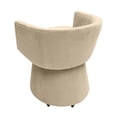thumbnail image 3 of Kristen Taupe Rolling Desk Chair, 3 of 7