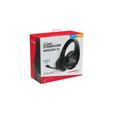 HyperX - Cloud Stinger Core Wireless Gaming Headset for PC - Black