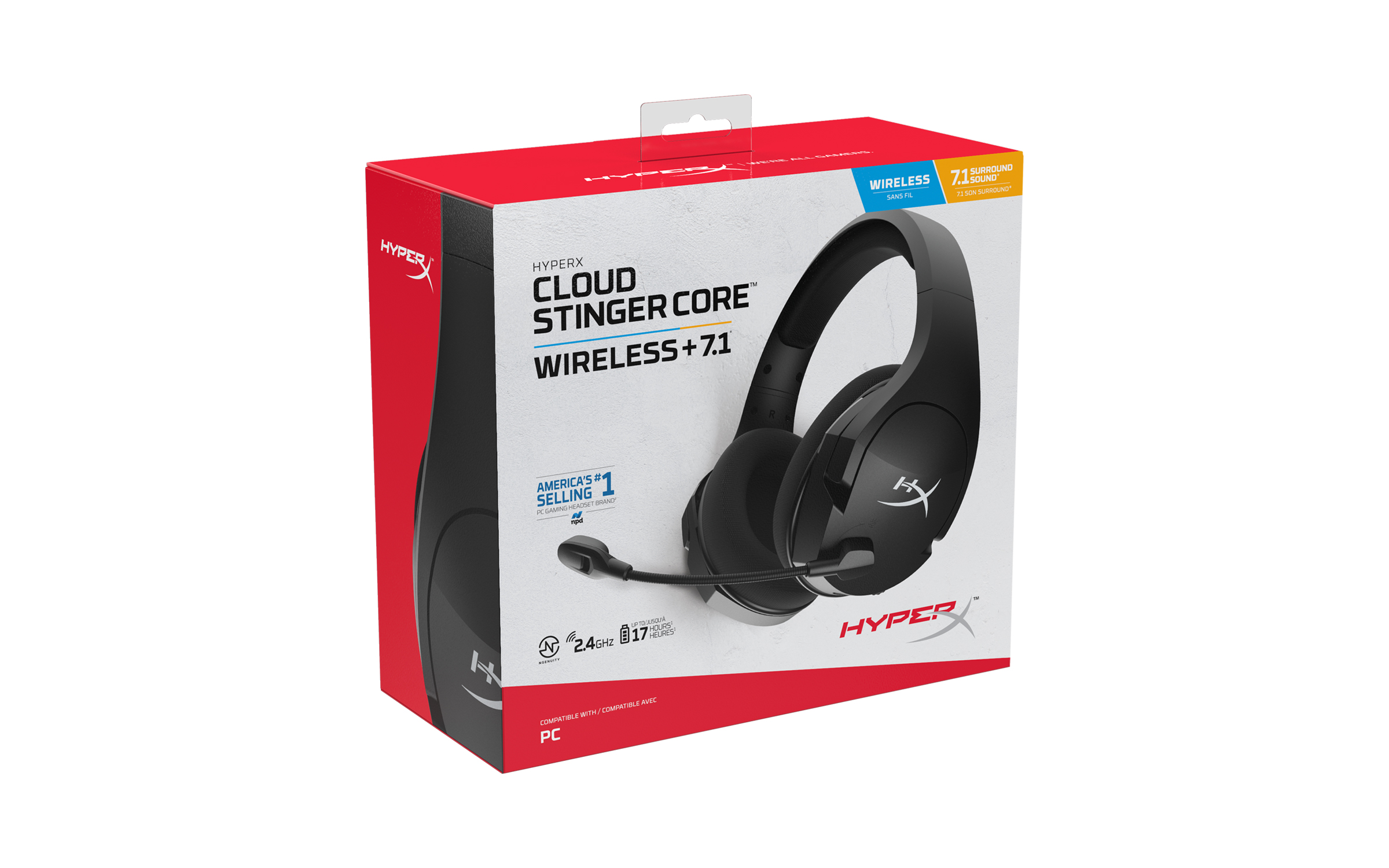 HyperX Cloud Stinger Core Wireless 7.1 Gaming Headset for PC - image 3 of 3