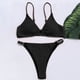 thumbnail image 4 of Bañador de bikini con costuras y estampado dividido en la playa para vacaciones de mujer OAVQHLG3B Store  lin121212, 4 of 4