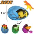 thumbnail image 2 of Huevos de dinosaurio para incubar iGeekid, 24 unidades, regalos de fiesta para niños de 3 a 10 años, 2 of 6