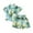 Green, variant on LUOGENLI Boys Hawaii Outfit 2Pcs Set Summer Beach Button down Shirt Top and Shorts for Kids Long Outfits for Boys 4-5 Years