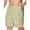 Khaki, variant on POENTAB Hiking Cargo Shorts for Men Outdoor Lightweight Quick Dry Water Resistant Casual Fishing Work Shorts with Pockets Black