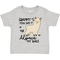 thumbnail image 3 of Inktastic Grammy's You Say Alpaca My Bags Boys or Girls Toddler T-Shirt, 3 of 5