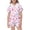Z54-Pink, variant on YUEHUA Satin Pajamas for Girls, 2-Piece Heart Print Short Sleeve Button Down Silky Valentines PJ Set for Toddler Kid