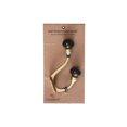 thumbnail image 2 of Iron Hook With Ceramic Black Knob (Gold) - Set of 4, 2 of 2
