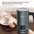 Milk Frother and Steamer, Electric Milk Warmer with Touch Screen