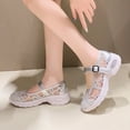 thumbnail image 2 of Mepaouo Walking Shoes Women Cutout Loop Strappy Sparkly Casual Shoes Arch Support Dance Shoes, 2 of 9