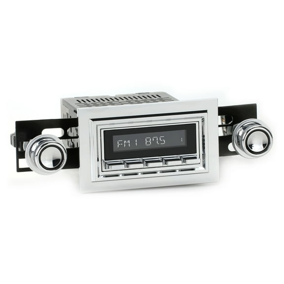 RetroRadio Compatible with 1972-76 Lincoln Continental Mark IV Features Include Bluetooth, AUX, AM/FM LAC-M1-121-08-77L5