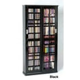 thumbnail image 3 of Leslie Dame Mission Multimedia DVD/CD Storage Cabinet with Sliding Glass Doors-Finish:Oak, 3 of 4