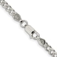 thumbnail image 3 of Sterling Silver Rhodium-plated 3.8mm Pav? Curb Chain, 3 of 4