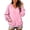 BNP87-Pink, variant on VV AVEORS Womens Sweatshirts No Hood Loose Fit Long Sleeve V Neck Casual Sweatshirt Fall Fashion Comfort Winter Hoodless Hoodies Wine M