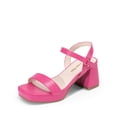 thumbnail image 1 of Sandalia DREAM PAIRS para Niñas con Punta Abierta y Tacón Grueso Talla 4, 1 of 6