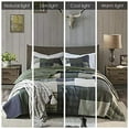 thumbnail image 2 of Woolrich Courtepointe 100 % Coton Réversible Design Style Cabane à Carreaux Toutes Saisons, Couvre-Lit Respirant, Ensemble de Literie avec Taies d'Oreiller Assorties, Très Grand/Cal Très Grand (110"x96 Pouces), Mill Creek, Vert, 2 of 5