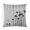 Pattern-2, variant on Pillowcase Black And White Dandelions Linen Pillow Cover Vintage Flower Soft Throw Pillows for Couch Home Decor Throw Pillows Cover 16"x16"