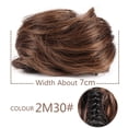 thumbnail image 2 of Chignons Spatiaux Pièces de Cheveux Synthétiques Pince à Griffes Mini Chouchous Extension de Cheveux, 2 of 7