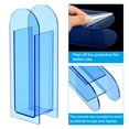 thumbnail image 3 of Unique Bargains Arch Acrylic Floral Vase Clear Geometric Plastic Decorative Vase for Home Blue, 3 of 5