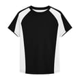 thumbnail image 4 of WENXIAOO T-Shirts à Manches Courtes pour Garçons, T-Shirts d'Été pour Enfants à Col Rond, T-Shirts Basiques, Hauts Décontractés, T-Shirts à Blocs de Couleur Tendance, 4 of 5