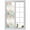 Brown, variant on Summer Ocean Window Privacy Film, Watercolor Coastal Coral Shell Seaweed Beige Static Cling UV Sun Blocking Heat Control Window Tint Day and Night, Non-Adhesive One Way Privacy Cover 17.7''x78.7''