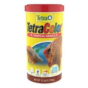 TetraColor XL Tropical Granules Color Boost Fish Food, 10.58 oz