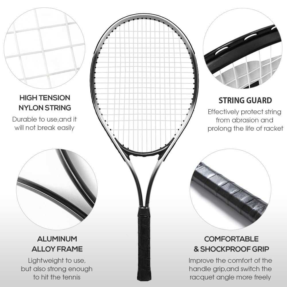 Lightweight Shockproof Tennis Racket with Carry Bag Included