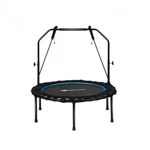 ALPULON 40 Inch Trampoline with Resistance Bands Adjustable Foldable Fitness Rebounder