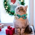 thumbnail image 5 of 2pcs Christmas Bow Tie Cat Collar, Adjustable Snowman Cat Collars with Bells Kitten Cute Holiday Kitten Collar Christmas Accessories for Cats Dogs, 5 of 7