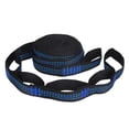 thumbnail image 1 of Soidarity De correas para hamaca, correas colgantes para exteriores, 5 uds. De anillos ajustables, cinturones portátiles para hamaca de árbol para carpas Azul Soidarity OD001594-01, 1 of 6