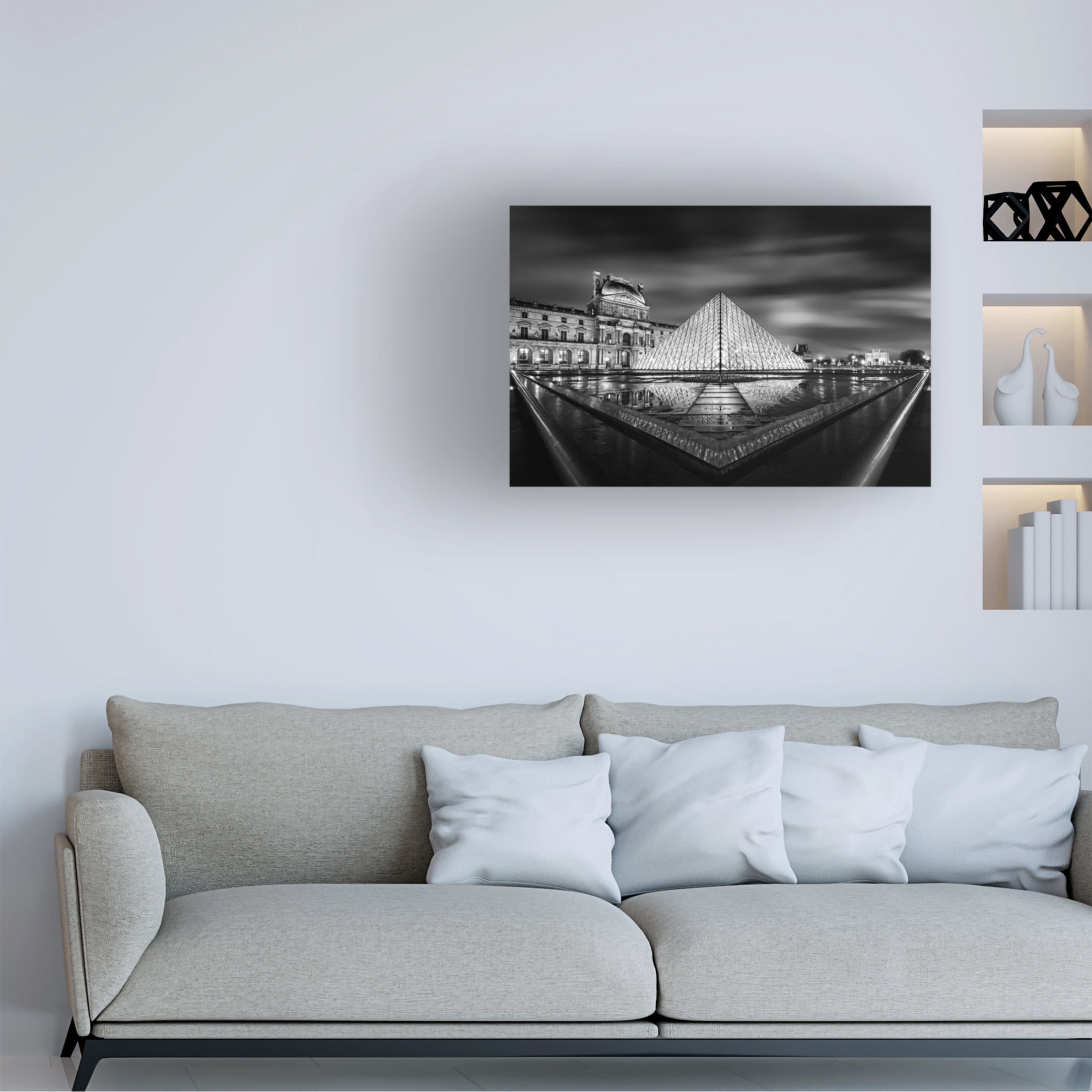 Canvas Wall Art - Sayan Chakravarty 'What If ItS True' Wall Art for Living Room, Bedroom, or Office Décor by Trademark Fine Art - 24 x 16 Inches