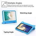 thumbnail image 4 of Kids Case for Apple iPad 10.2 Inch 2021/2020/2019, iPad 9th/8th/7th Generation Case with Rotating Handle/ Stand Lightweight Soft EVA Shockproof Rugged for iPad 10.2 Inch Tablet, Blue, 4 of 7