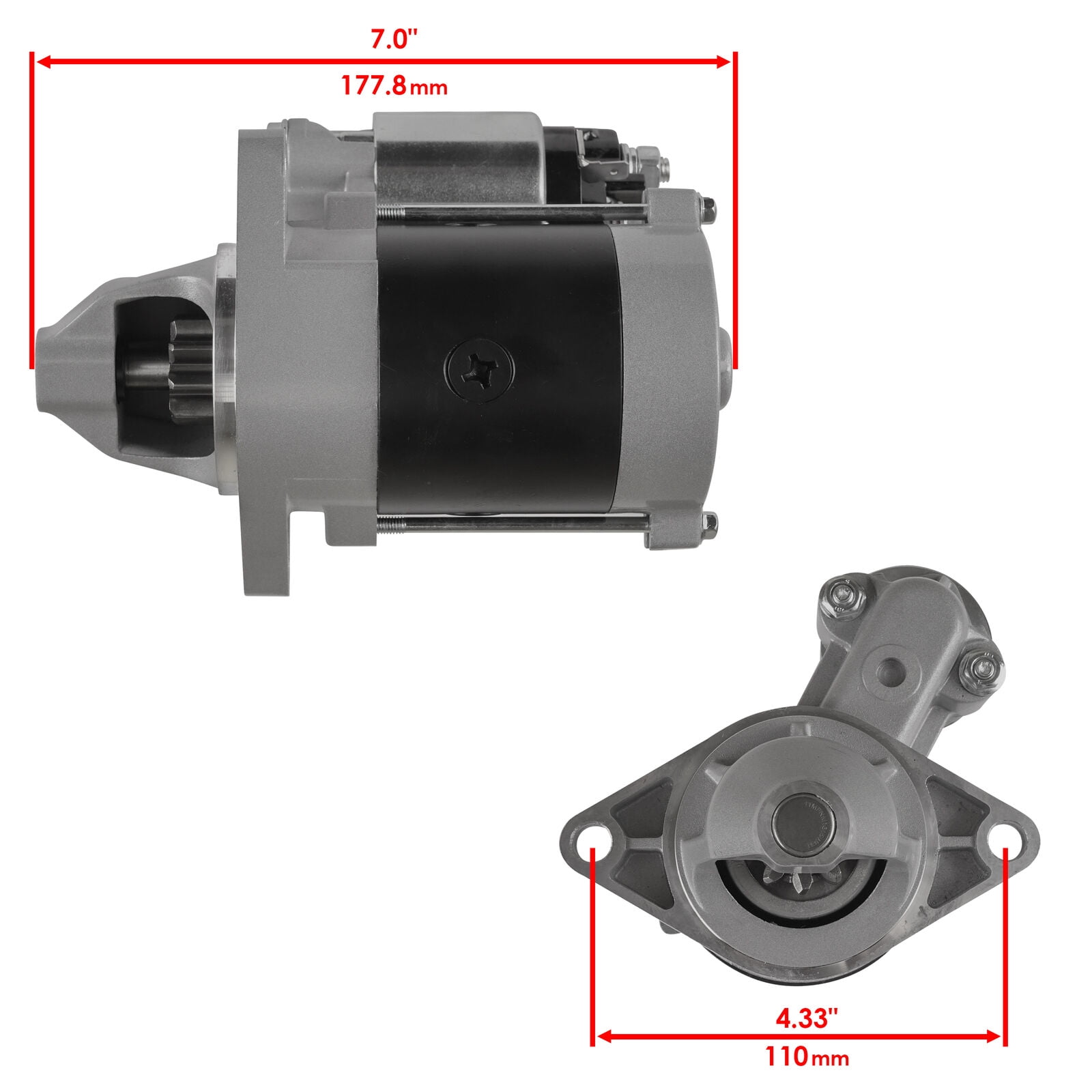 Starter for Kawasaki Mule KAF620 2500 2510 2520 21163-2114 Starter for Kawasaki Mule KAF620 2500 2510 2520 21163-2114