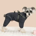 thumbnail image 1 of Winter Windproof Dog Trench Coat for Outdoor Adventures Fashionable Warm Pet Apparel with Polyester, 1 of 3