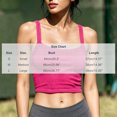 thumbnail image 4 of Wyongtao Womens Ribbed Knit Tank Tops Strap Solid Color Slim Fitted Crop Camisole Casual Trendy Sport Going Out Clothes (S, Hot Pink), 4 of 8
