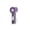 Purple, variant on Fareti High Speed Handheld Fan with Ice Compress Plate and Digital Display, USB Rechargeable Portable Desktop Air Circulator with 5 Speeds, 500mAh Battery for Travel Office Cooling