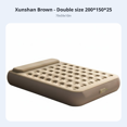 thumbnail image 2 of Abbraccia Colchón inflable, cama automática para camping, almohadilla gruesa portátil, tienda y hogar, 2 of 6