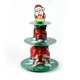 thumbnail image 2 of Christmas Party Snack Set Christmas Santa Multilayer Cake Rack Decorative Paper Cake Tray, 2 of 6