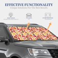 thumbnail image 4 of Balery Donut Parasol para parabrisas de coche de 2 piezas | Parasol plegable para parabrisas delantero de coche para la mayoría de sedanes-Large, 4 of 6