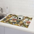 thumbnail image 6 of Yiaed Watercolor Dogs Print Highly Absorbent Microfiber Kitchen Counter Mat, Dish Drying Pad for Dishes, Utensils, Pots and Pans, Large 18" x 24", 6 of 7