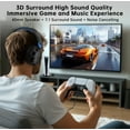 thumbnail image 3 of Wired Gaming Headset for PS5, PS4, PC, Laptop, Switch, MAC, Xbox Headset with Noise Canceling Microphone,  Ultralight Weight, Black&Blue, 3 of 6