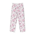thumbnail image 4 of Xecao Rose Flowers Men's Straight Lounge Pajama Pants: The Ultimate in Comfortable Sleepwear, 4 of 9