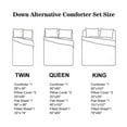 thumbnail image 6 of HGMart Bedding Comforter Set Bed In A Bag – 5 Pieces Luxury Microfiber Bedding Sets – 100% Polyester Bedroom Comforters, Queen Size, Leisure Time, 6 of 6