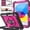 Rose+Pink, variant on AVAWO Case for iPad (A16) 11th Generation 11 Inch 2025, iPad 10th Generation 10.9" 2022, Heavy Duty Military Grade Shockproof Rugged Protective Cover with Stand for i Pad 11/10 Gen, Light Purple