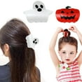 thumbnail image 3 of Yoyauz Halloween Hair Clip, Suitable For Thick And Thin Hair, Pumpkin Ghost Bat Design Hairstyle Accessories, Halloween Party Gift, 3 of 6