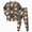 Gray, variant on Zuwimk Little Boys Girls Pajama Set 2Pcs Long Sleeve Pullover Top with Elastic Waist Pants Halloween Print Sleepwear,Y006-Black