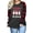 Dark Gray, variant on KimSoong Women Plus Size Christmas Shirt Gnomes Plaid Graphic Casual Long Sleeve Crew Neck Top