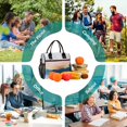 thumbnail image 6 of FORMRS Insulated Lunch Bag for Work School Unisex Large Capacity Cooler with Shoulder Strap, Abstract Painting, 6 of 6
