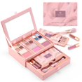 thumbnail image 1 of Color Nymph Juego completo de paleta de maquillaje - 2025 colores de moda, sin crueldad, ideal para fiestas diarias y uso profesional con compartimentos de joyería desmontables, juego de regalo todo e, 1 of 5
