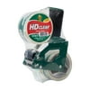 Duck Heavy Duty 1.88" x 38.2 yd HD Clear Acrylic Packing Tape Foam Handle Dispenser, 2 Pack